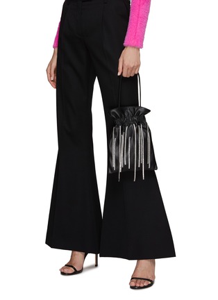 Figure View - Click To Enlarge - RODO - ‘Ancilla’ Crystal Tassle Nappa Leather Tote Bag