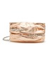 Main View - Click To Enlarge - RODO - ‘Abby’ Strass Embellished Vine Ruched Clutch