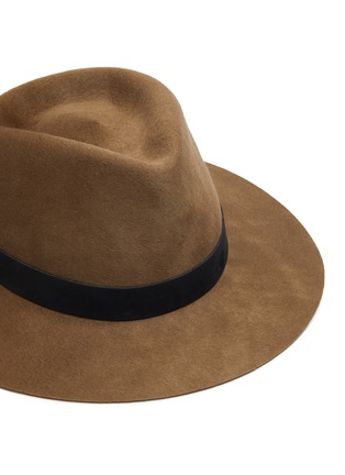 Detail View - Click To Enlarge - JANESSA LEONÉ - ‘Luca’ Packable Wool Fedora Hat