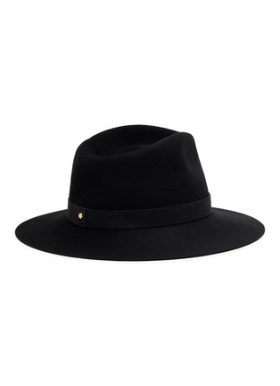 Figure View - Click To Enlarge - JANESSA LEONÉ - ‘Luca’ Packable Wool Fedora Hat