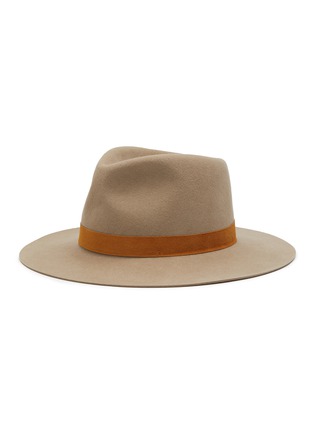 Main View - Click To Enlarge - JANESSA LEONÉ - ‘Ross’ Packable Wool Fedora Hat