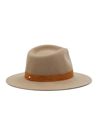 Figure View - Click To Enlarge - JANESSA LEONÉ - ‘Ross’ Packable Wool Fedora Hat