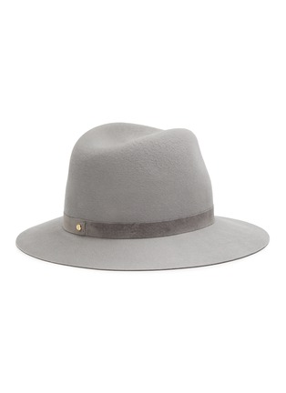 Figure View - Click To Enlarge - JANESSA LEONÉ - ‘EMERSON’ PACKABLE WOOL FEDORA HAT