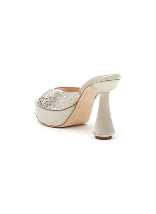  - RODO - ‘Sveva’ Rhinestone Embellished Leather Platform Sandals