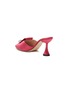  - RODO - ‘Calia’ Strass Embellished Buckle Satin Heeled Sandals