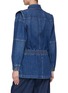 Back View - Click To Enlarge - MOTHER - ‘THE CARRY’ DRAWSTRING DENIM PARKA