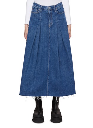 Main View - Click To Enlarge - MOTHER - FRAYED PLEATED MAXI SKIRT