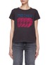 Main View - Click To Enlarge - MOTHER - ‘THE BOXY GOODIE GOODIE’ HEAVY WASH PRINT T-SHIRT