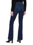 Back View - Click To Enlarge - MOTHER - ‘THE WEEKENDER’ HIGH RISE FRAYED HEM BOOTCUT JEANS