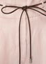 PESERICO - Drawstring Waist Pressed-Crease Cuffed Linen Pants