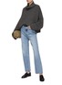 Figure View - Click To Enlarge - TOTEME - Twisted Seam Washed Straight Jeans