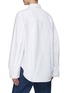 Back View - Click To Enlarge - TOTEME - Concealed Placket Wide Cotton Shirt