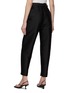 Back View - Click To Enlarge - TOTEME - Pleated Silky Cropped Evening Pants