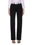 Main View - Click To Enlarge - ALEXANDER WANG - Logo Waist Mid Rise Straight Jeans
