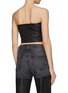 Back View - Click To Enlarge - ALEXANDER WANG - Lambskin Leather Bodycon Tube Top