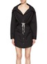 Main View - Click To Enlarge - ALEXANDERWANG - Button Up Crystal Tie Twisted Front Dress