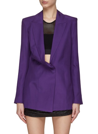 Main View - Click To Enlarge - GAUGE81 - ‘SOKA’ SINGLE BREASTED BLAZER