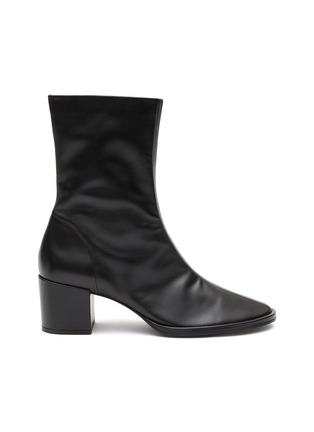 Main View - Click To Enlarge - BY FAR - ‘JOSIE’ HEELED LEATHER ANKLE BOOTS