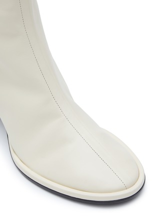Detail View - Click To Enlarge - BY FAR - ‘JOSIE’ HEELED LEATHER ANKLE BOOTS