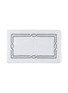 Main View - Click To Enlarge - ABYSS - CROSS BATH RUG — SILVER