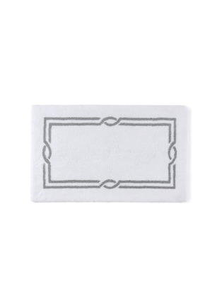 Main View - Click To Enlarge - ABYSS & HABIDECOR - CROSS BATH RUG — SILVER