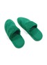 Main View - Click To Enlarge - ABYSS & HABIDECOR - CHRISTINE MEDIUM COTTON SLIPPERS — EMERALD