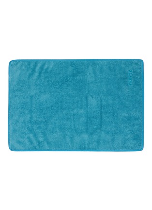 Main View - Click To Enlarge - FRETTE - Unito Bourdon Cotton Terry Guest Towel − Lagoon