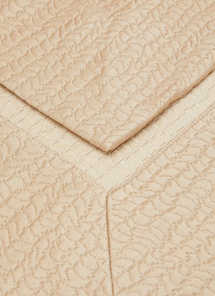 Detail View - Click To Enlarge - FRETTE - Luxury Earth King Size Bedspread — Savage Beige