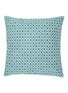 Main View - Click To Enlarge - FRETTE - Lux Domino Cushion − Lagoon/Nero