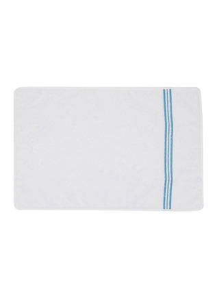 Main View - Click To Enlarge - FRETTE - Triplo Bourdon Cotton Terry Guest Towel − Lagoon