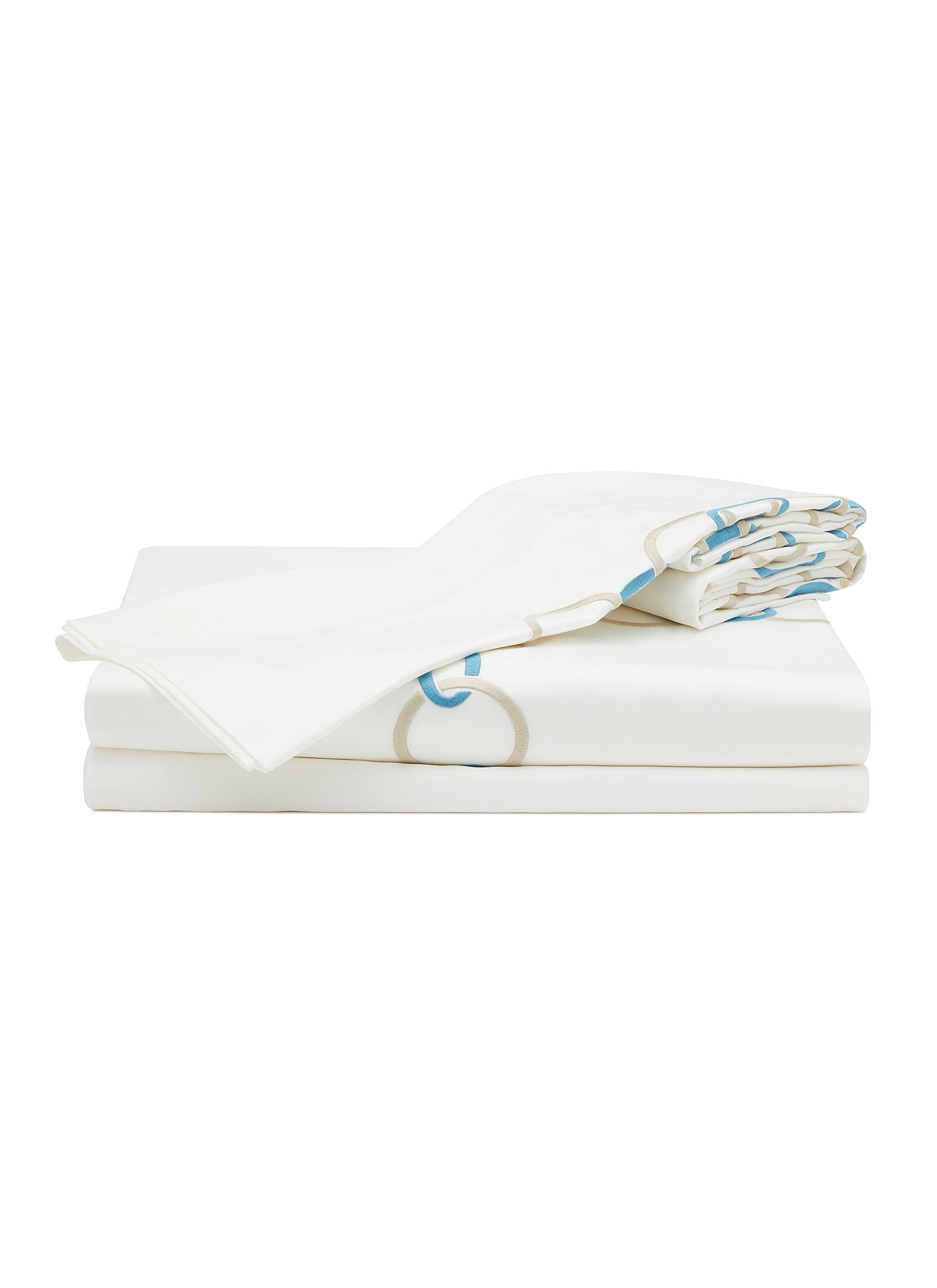 Links Queen Size Embroidered Duvet Set