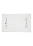 Main View - Click To Enlarge - FRETTE - Links Embroidered Bath Mat — Savage Beige/Lagoon