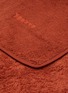 Detail View - Click To Enlarge - FRETTE - Unito Cotton Bath Sheet — Sunset Red