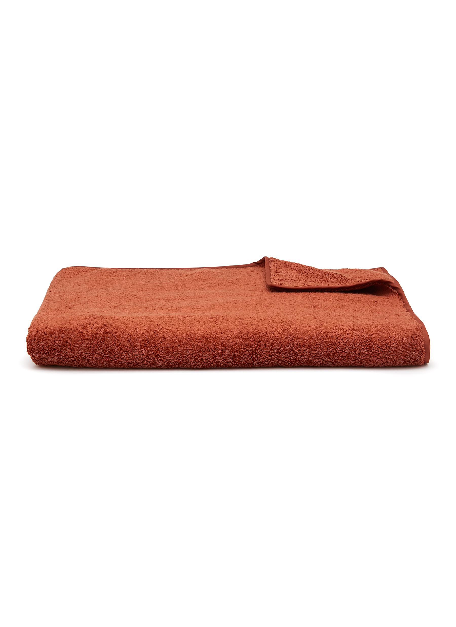 Unito Cotton Bath Sheet - Sunset Red