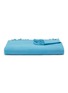 Main View - Click To Enlarge - FRETTE - Pure Cashmere Fringed Throw — Lagoon