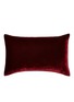 ONCE MILANO - Velvet and Linen Cushion Set of 2 — Red/Bordeaux