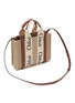 Detail View - Click To Enlarge - CHLOÉ - SMALL ‘WOODY’ ECO CANVAS TOTE BAG