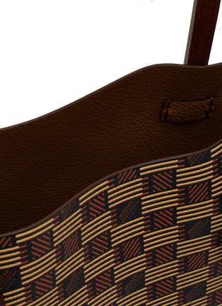 Detail View - Click To Enlarge - MOREAU - ‘VINCENNES’ PRINTED LEATHER SMALL TOTE BAG