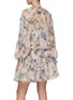 Back View - Click To Enlarge - ZIMMERMANN - ‘CLOVER’ FRILL BILLOW MINI DRESS