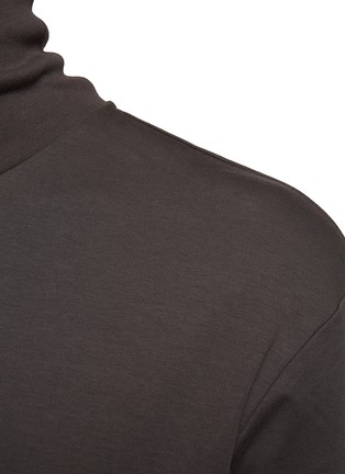  - SUNSPEL - Cotton Turtleneck Long Sleeve T-Shirt