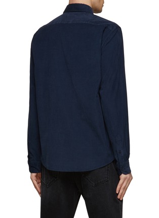 Back View - Click To Enlarge - SUNSPEL - Corduroy Long Sleeve Casual Shirt