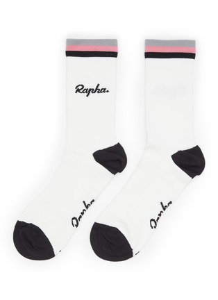 Main View - Click To Enlarge - RAPHA - LOGO EMBROIDERED CREW SOCKS