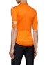 Back View - Click To Enlarge - RAPHA - ‘Pro Team’ Branded Sleeve Stripe Gridded Zip-Up T-Shirt
