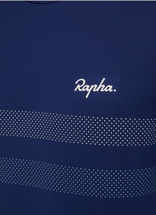  - RAPHA - ‘Explore’ Double Stripe Reflective Logo Crewneck T-Shirt