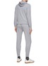 Back View - Click To Enlarge - EQUIL - Zip Up Hoodie Jogger Pants Set
