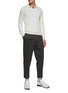 Figure View - Click To Enlarge - EQUIL - LONG SLEEVE BUTTONLESS SPREAD COLLAR JERSEY WOOL POLO SHIRT