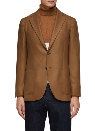 Main View - Click To Enlarge - EQUIL - Wool Knit Single Breasted Blazer