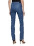Back View - Click To Enlarge - RTA - ‘Carlota’ Braided Panel Skinny Jeans