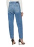 Back View - Click To Enlarge - RTA - ‘Ele’ Pintuck Detail Relaxed Fit Tapered Leg Jeans