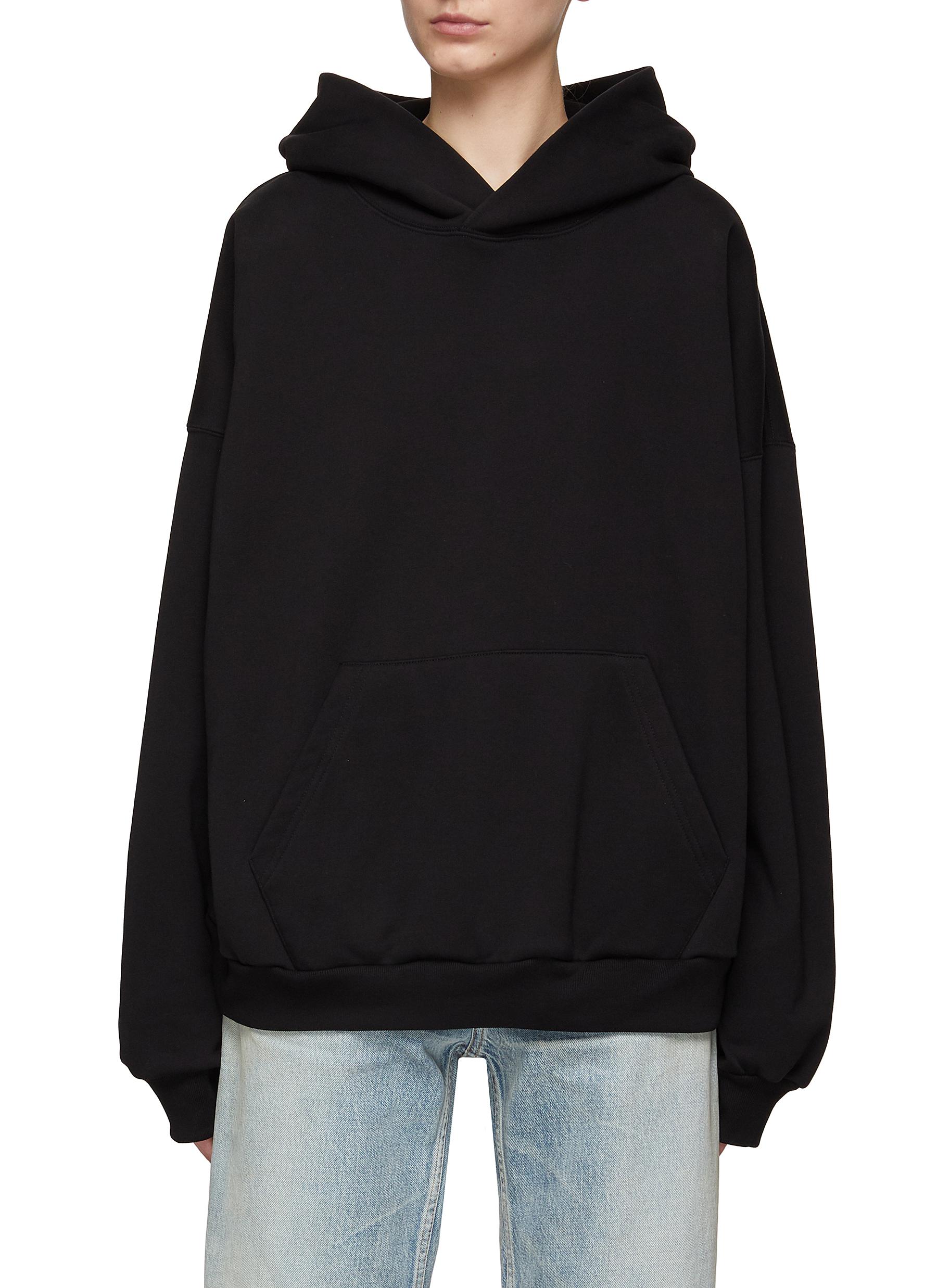 BALENCIAGA | Logo Composition Print Cotton Hoodie | Women | Lane